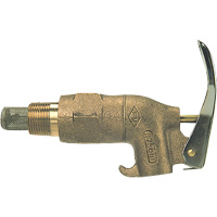Heavy-Duty Drum Faucet, Brass, 3/4" NPT Inlet Haskins Industrial Inc.