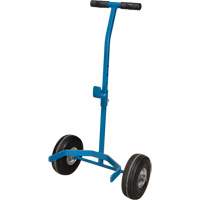 Cylinder Cart, Flat-Free Wheels, 15-1/2" W x 14-1/4" L Base, 600 lbs. Haskins Industrial Inc.