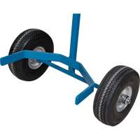 Cylinder Cart, Flat-Free Wheels, 15-1/2" W x 14-1/4" L Base, 600 lbs. Haskins Industrial Inc.