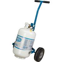 Cylinder Cart, Flat-Free Wheels, 15-1/2" W x 14-1/4" L Base, 600 lbs. Haskins Industrial Inc.