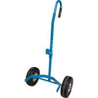 Cylinder Cart, Flat-Free Wheels, 15-1/2" W x 14-1/4" L Base, 600 lbs. Haskins Industrial Inc.