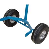 Cylinder Cart, Flat-Free Wheels, 15-1/2" W x 14-1/4" L Base, 600 lbs. Haskins Industrial Inc.