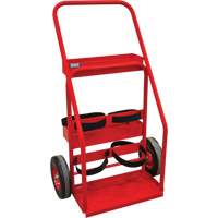 Hot Works Fire Prevention Cart, Semi-Pneumatic Wheels, 17.75" W x 8.9" L Base, 100 lbs. Haskins Industrial Inc.