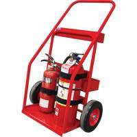 Hot Works Fire Prevention Cart, Semi-Pneumatic Wheels, 17.75" W x 8.9" L Base, 100 lbs. Haskins Industrial Inc.