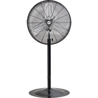 Non-Oscillating Pedestal Fan, Heavy-Duty, 2 Speed, 24" Diameter Haskins Industrial Inc.