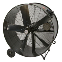 Heavy-Duty Fixed Belt Drive Drum Fan, 2 Speed, 42" Diameter Haskins Industrial Inc.