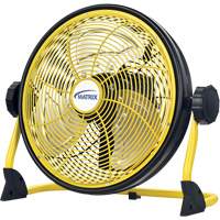 Rechargeable Indoor/Outdoor Fan with USB port, Variable Speeds, 12" Diameter Haskins Industrial Inc.