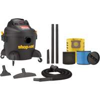 Contractor Series Shop Vacuum, Wet-Dry, 3.5 HP, 6 US Gal. (22.7 Litres) Haskins Industrial Inc.