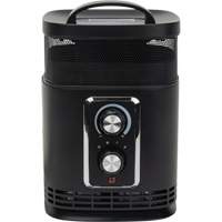 360 Degree Surround Portable Heater, Ceramic, Electric, 5200 BTU/H Haskins Industrial Inc.