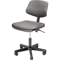 Ergonomic Seating, Polyurethane, Black, 250 lbs. Capacity Haskins Industrial Inc.