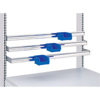 Modular Ergonomic Workstations - Light-Duty Parts Bin Rails Haskins Industrial Inc.