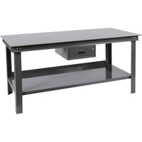 Heavy-Duty Workbench, 72" W x 36" D x 34" H, 14000 lbs. Capacity Haskins Industrial Inc.