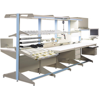 Modular Ergonomic Workstations - Modesty Panels Haskins Industrial Inc.