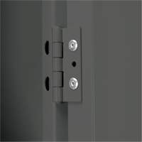 Clean-Line Lockerette, 6 -tier, Bank of 3, 15" x 72" x 12", Steel Haskins Industrial Inc.