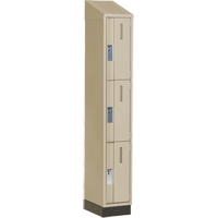 Casiers robustes Concorde, 3 niveaux, 12" x 18" x 82", Acier, Beige, Soud&eacute; (assembl&eacute;) Haskins Industrial Inc.