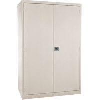 Armoires de rangement Hi-Boy profondes, Acier, 4 Tablettes, 72" h x 36" la x 24" P, Beige Haskins Industrial Inc.