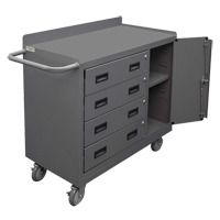Mobile Workbench Cabinet, Steel Surface Haskins Industrial Inc.