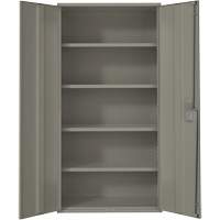 Armoire de rangement Hi-Boy, Acier, 4 Tablettes, 72" h x 36" la x 18" P, Gris Haskins Industrial Inc.