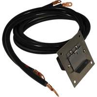 Panneau de douille polaris&eacute;e en acier inoxydable &agrave; brancher, 4 AWG, C&acirc;ble 5' Haskins Industrial Inc.