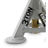 Performance Shorty Low Profile Jack Stands, 3 tons Capacity, 11" - 17" H Haskins Industrial Inc.