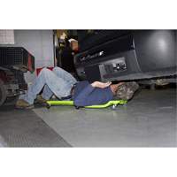 Neon Green Low Profile Plastic Creeper Haskins Industrial Inc.