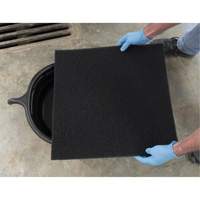 Black Oval Drain Pan Haskins Industrial Inc.