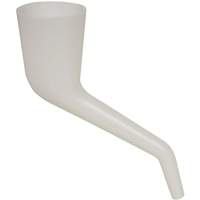 Translucent Right Angle Funnel, Plastic Haskins Industrial Inc.