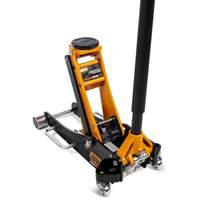 Aluminum Racing Jack, 2 Ton(s) Capacity, 3-1/4" Lowered, 18-1/2" Raised, Manual Hydraulic Haskins Industrial Inc.