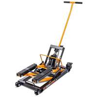 ATV and Motorcycle Jack, 0.75 Ton(s) Capacity, 4-2/3" Lowered, 14-1/2" Raised, Manual Hydraulic Haskins Industrial Inc.