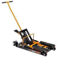 ATV and Motorcycle Jack, 0.75 Ton(s) Capacity, 4-2/3" Lowered, 14-1/2" Raised, Manual Hydraulic Haskins Industrial Inc.