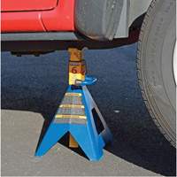 Jack Stand, Locking Handle/Ratchet, 6 tons Capacity, 25-1/4" H Haskins Industrial Inc.