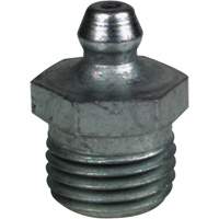 Raccord de graissage droit tr&egrave;s court, Acier, Filetage de 0,25 NPT Haskins Industrial Inc.