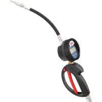 D&eacute;bitm&egrave;tre &eacute;lectronique de lubrifiant avec rallonge flexible &agrave; 90° Haskins Industrial Inc.