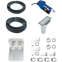 Pompe de transfert de fluide d'&eacute;chappement diesel (DEF) 115 V CA avec support pour cuve GRV et pistolet Haskins Industrial Inc.