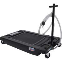 Drain d'huile portable en polypropyl&egrave;ne &agrave; profil bas Haskins Industrial Inc.