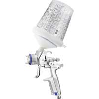 Pistolet de peinture de premi&egrave;re qualit&eacute; 4400?B RP?1,2 SR avec godet RPS 0,3?L, pour les retouches de finitions automobiles, Entr&eacute;e d'air 1/4" NPT, 7,06 pi³/min, Capacit&eacute; 0,3 L, 0,17 psi Haskins Industrial Inc.