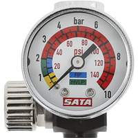 Microm&egrave;tre d'air avec manom&egrave;tre, 1/4" (filetage m&acirc;le) et G 1/4" (filetage femelle) Haskins Industrial Inc.