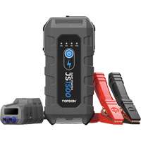 D&eacute;marreur d'appoint, survolteur, banque d'alimentation et lampe de poche JumpSurge1500 Haskins Industrial Inc.