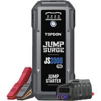 D&eacute;marreur de secours, banque d'alimentation et lampe de poche JumpSurge2000Pro &agrave; 2500 A de pointe Haskins Industrial Inc.