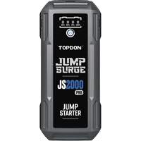 D&eacute;marreur de secours, banque d'alimentation et lampe de poche JumpSurge2000Pro &agrave; 2500 A de pointe Haskins Industrial Inc.
