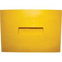 Wheel Chock, Polyurethane, Yellow, 15-1/4" W x 12-1/8" D x 10-3/4" H Haskins Industrial Inc.