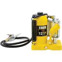 Cric-bouteille de s&eacute;rie Pro, 12 tonne(s), Air comprim&eacute;/hydraulique, 18-1/2" Hauteur &eacute;lev&eacute;e Haskins Industrial Inc.
