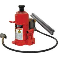 Standard Height Bottle Jack, 12 Ton(s), Air Hydraulic, 19-3/4" Raised Height Haskins Industrial Inc.