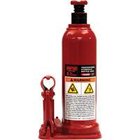Professional Hydraulic Bottle Jack, 5 Ton(s), 18-7/8" Raised Height Haskins Industrial Inc.