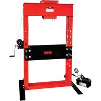 Air/Hydraulic Pump Operated Shop Press, 50 tons Capacity Haskins Industrial Inc.