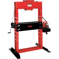 Electro/Hydraulic Pump Operated Shop Press, 50 tons Capacity Haskins Industrial Inc.
