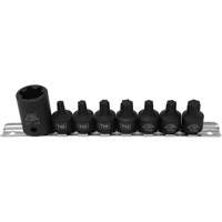 Pickup Truck Bed Bolt Socket/Bit Set, 8 Pieces, 1/2"/3/8" Drive Size Haskins Industrial Inc.