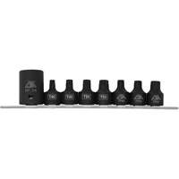 Pickup Truck Bed Bolt Socket/Bit Set, 8 Pieces, 1/2"/3/8" Drive Size Haskins Industrial Inc.