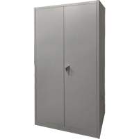 Armoire de rangement, Acier, 4 Tablettes, 78" h x 36" la x 24" P, Gris Haskins Industrial Inc.