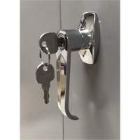 Armoire de rangement, Acier, 4 Tablettes, 78" h x 36" la x 24" P, Gris Haskins Industrial Inc.